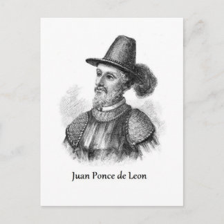 Carte Postale Ponce de Leon et la Fontaine de la Jeunesse