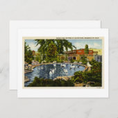 Carte Postale Pond à Clinch Park Traverse City, Michigan (Devant / Derrière)