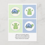 Carte Postale Pond Friends Turtle and Frog Cupcake Toppers<br><div class="desc">Imprimés sur un stock lisse et brillant de 120 lb, nos Toppers DO-IT-YOURSELF Cupcake ajoutent la touche finale à votre fête ! Utilisez pour des fêtes de baby shower ou d'anniversaire ! Le libellé peut être modifié en tapant dans les champs de texte, ou cliquez sur le bouton "personnaliser" pour...</div>