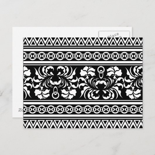 Carte Postale poney (Devant / Derrière)