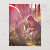 Carte Postale Poney dans les bois (Devant)