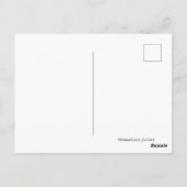 Carte Postale poneys sauvages sur l'île d'Assateauge (Dos)