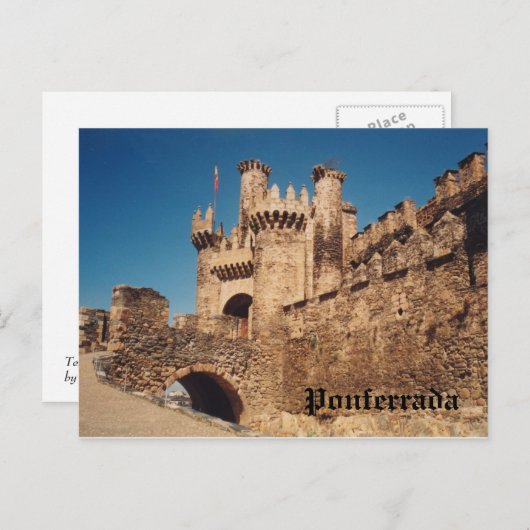 Carte Postale Ponferrada (Devant / Derrière)
