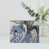 Carte Postale Ponies de chaume en hiver 2012 (Debout devant)