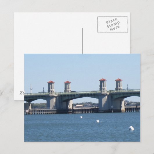 Carte Postale pont (Devant / Derrière)