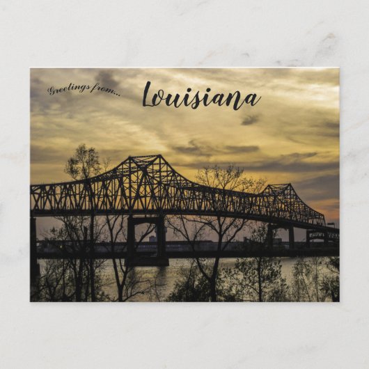 Carte Postale Pont à Baton Rouge en Louisiane (Devant)