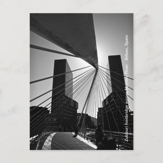 Carte Postale Pont à Bilbao (Devant)