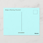 Carte Postale Pont à Canterbury Connecticut (Dos)