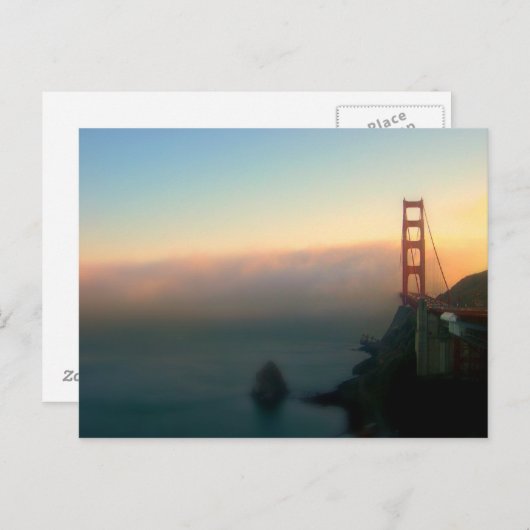 Carte Postale Pont à Sunset (Devant / Derrière)