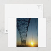 Carte Postale Pont à Sunset (Devant / Derrière)