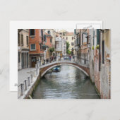 Carte Postale Pont à Venise (Devant / Derrière)