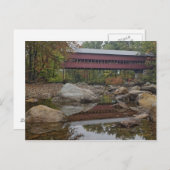 Carte Postale Pont Albany, juste à côté du Kancamagus (Devant / Derrière)