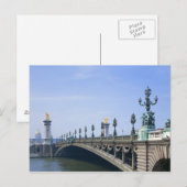 Carte Postale Pont Alexandre-III (Devant / Derrière)