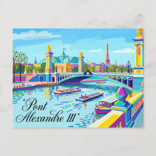 Carte Postale Pont Alexandre III France