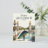 Carte Postale Pont Alexandre III France (Debout devant)