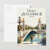 Carte Postale Pont Alexandre III France (Devant / Derrière)