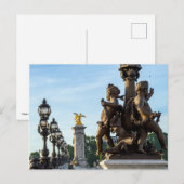 Carte Postale Pont Alexandre tout pont - Paris, France (Devant / Derrière)