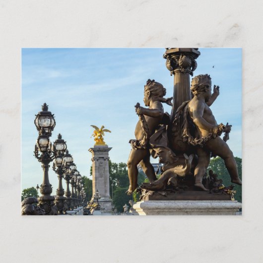 Carte Postale Pont Alexandre tout pont - Paris, France (Devant)