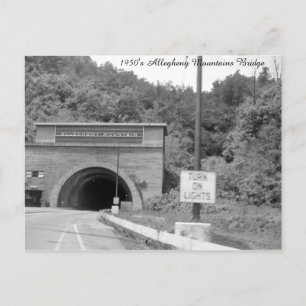 Carte Postale Pont Allegheny des monts 1950