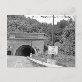 Carte Postale Pont Allegheny des monts 1950