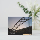 Carte Postale Pont au crépuscule (Debout devant)