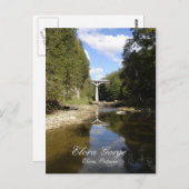 Carte Postale Pont au-dessus de la gorge Elora (Devant / Derrière)