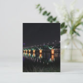 Carte Postale Pont au-dessus de la rivière Han à la nuit (Debout devant)