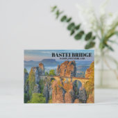Carte Postale Pont Bastei Saxon Suisse Photo (Debout devant)