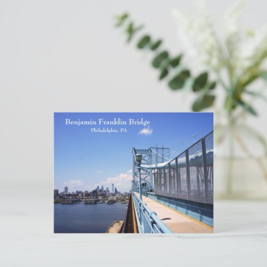 Carte Postale Pont Benjamin Frankling (Debout devant)