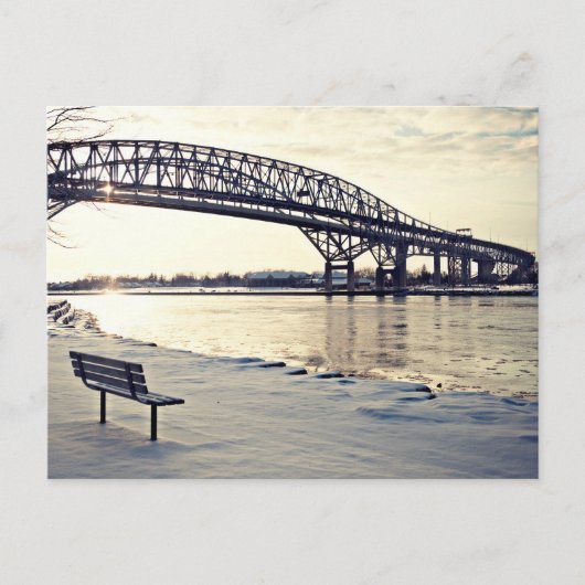 Carte Postale Pont Bluewater À Sarnia (Ontario) (Devant)