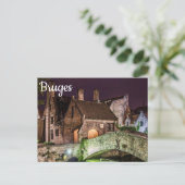 Carte Postale Pont Bonifacius à Bruges (Debout devant)