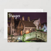 Carte Postale Pont Bonifacius à Bruges (Devant / Derrière)