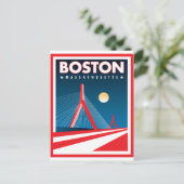 Carte Postale Pont Boston Zakim (Debout devant)