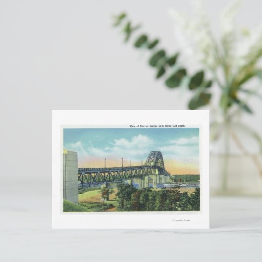 Carte Postale Pont Bourne sur Cape Cod Canal View (Debout devant)
