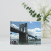 CARTE POSTALE PONT BROOKLYN (Debout devant)