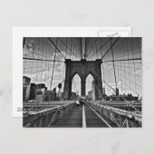 Carte Postale Pont Brooklyn (Devant / Derrière)