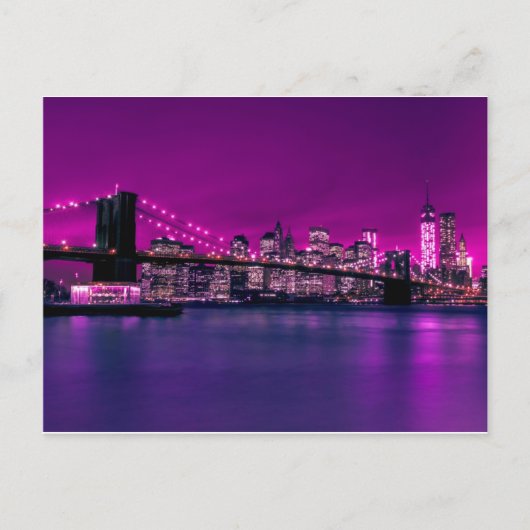 Carte Postale pont brooklyn (Devant)