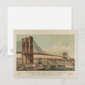 Carte Postale Pont Brooklyn (Devant / Derrière)