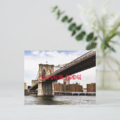 Carte Postale Pont Brooklyn (Debout devant)