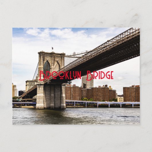 Carte Postale Pont Brooklyn (Devant)