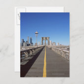 Carte Postale Pont Brooklyn (Devant / Derrière)