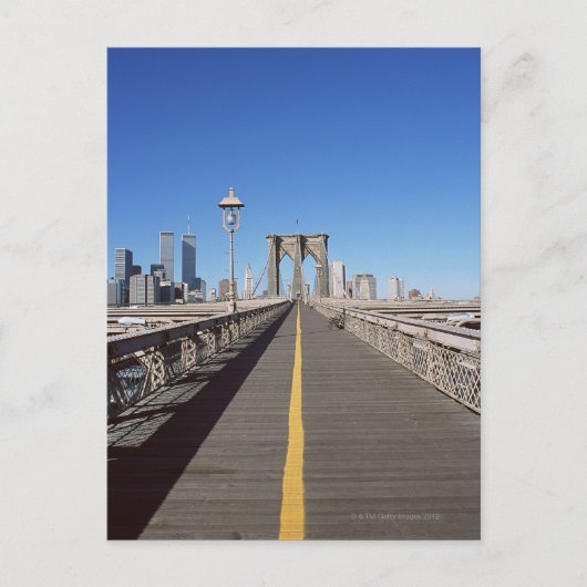 Carte Postale Pont Brooklyn (Devant)