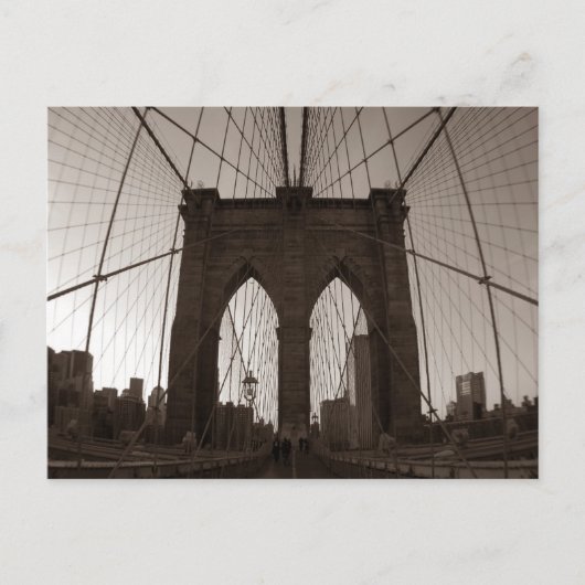 Carte Postale Pont Brooklyn (Devant)