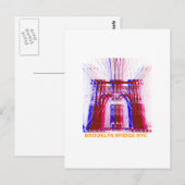 Carte Postale pont brooklyn (Devant / Derrière)