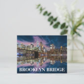 Carte Postale Pont Brooklyn (Debout devant)