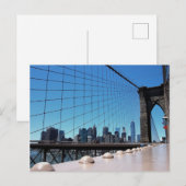 Carte Postale Pont Brooklyn (Devant / Derrière)
