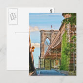 Carte Postale Pont Brooklyn (Devant / Derrière)