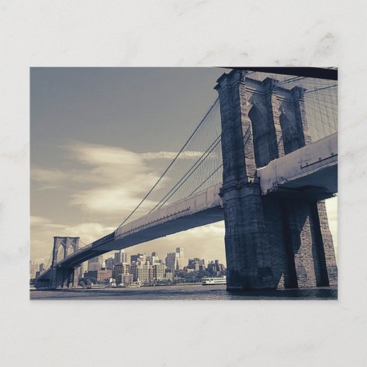 Carte Postale Pont Brooklyn (Devant)