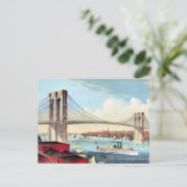 Carte Postale Pont Brooklyn 2 (Debout devant)