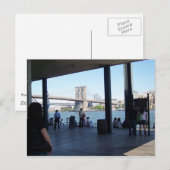 Carte Postale pont brooklyn du port maritime de south street (Devant / Derrière)